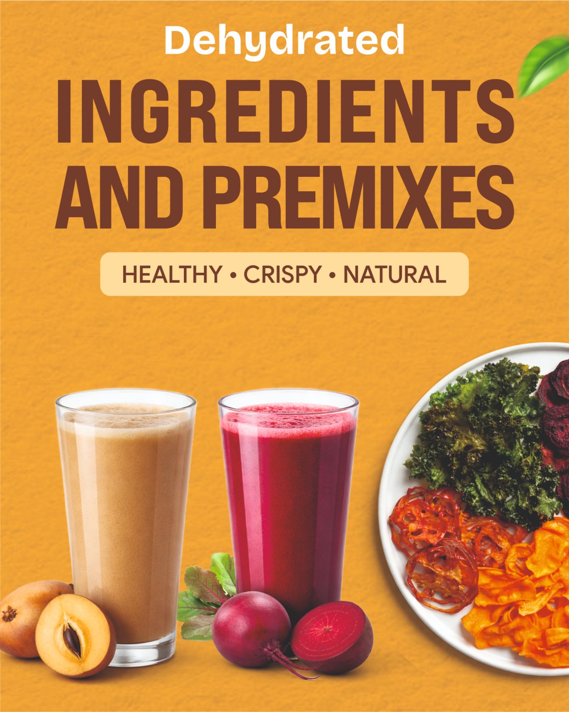 Dehydrated
Ingredients &
Premixes